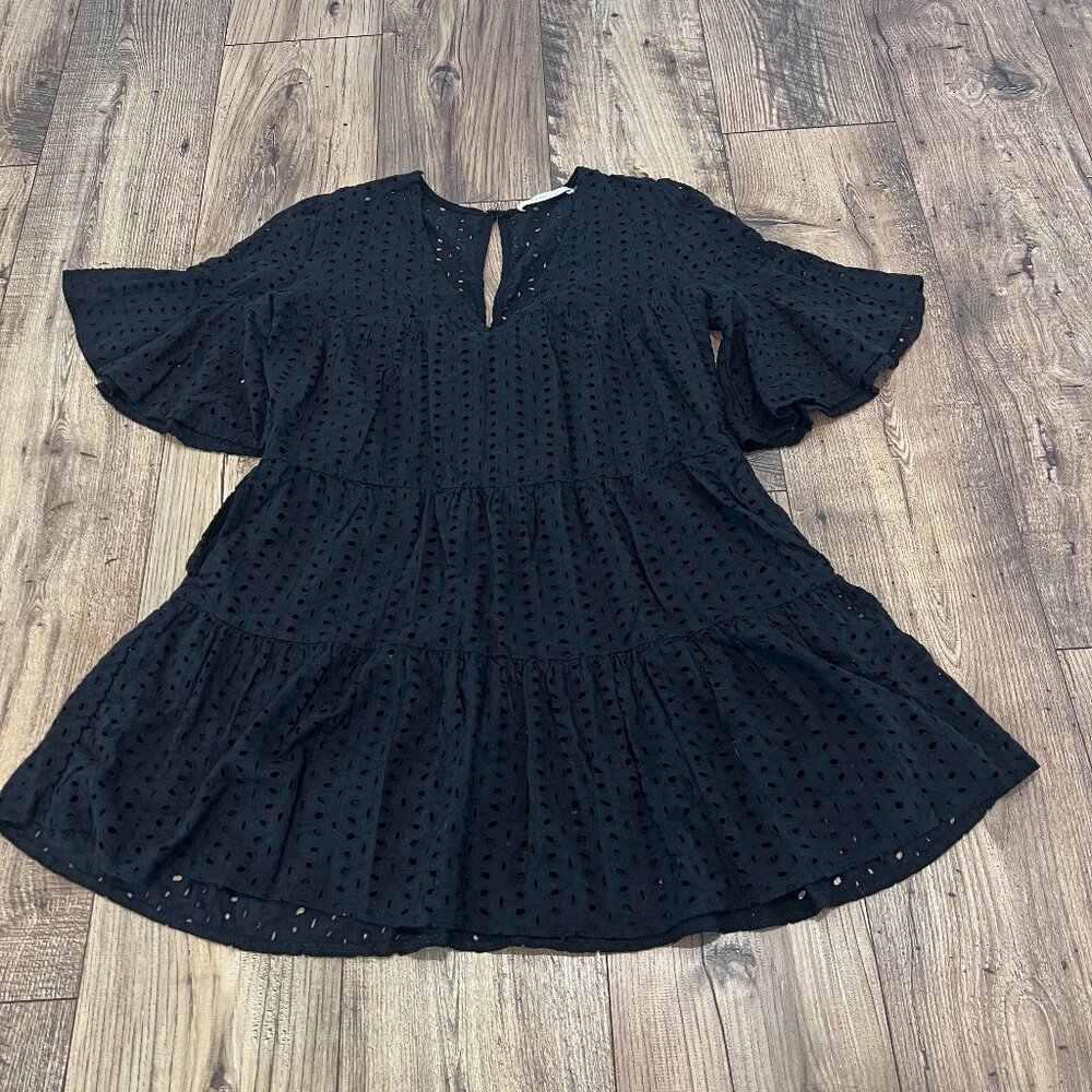 Mustard Seed Eyelet Dress | Size M